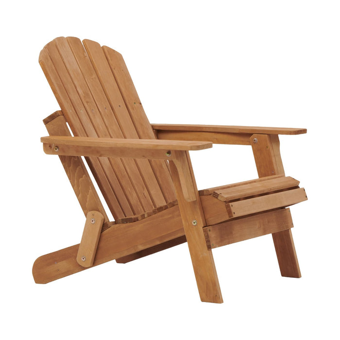 Oversize Outdoor Folding Adirondack Chair, Patio Chair For Garden