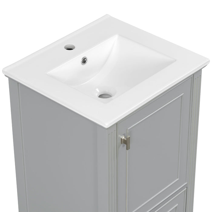 Retro Bathroom Vanity With Sink