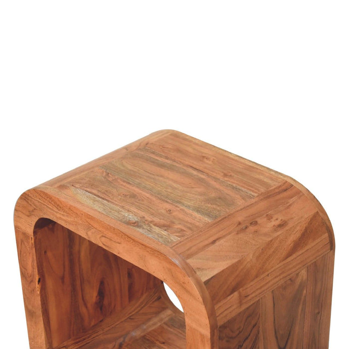 Darcy - Round Nightstand - Brown