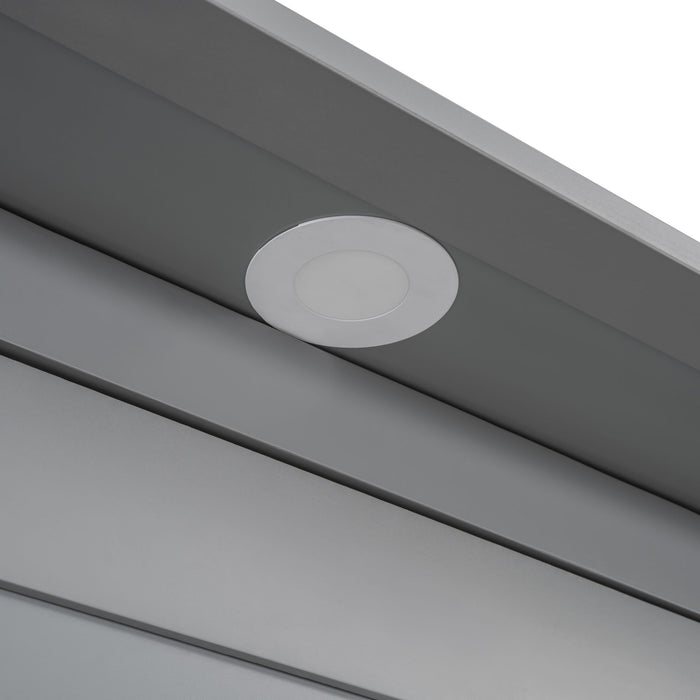 Murphy Wall Bed With LED Lights, Shelves And Drawers