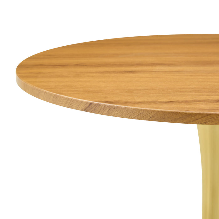Round Dining Table With Thickened Top For Kitchen