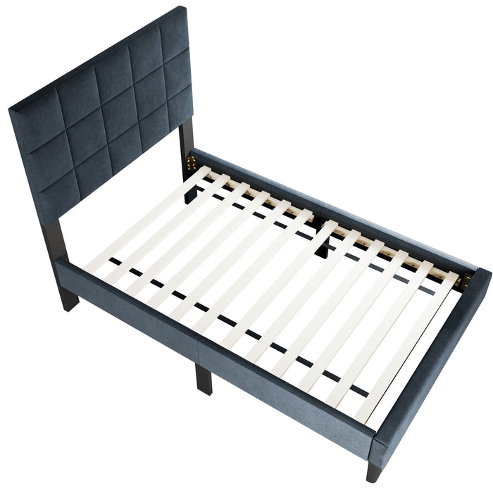 Modern Bed With Adjustable Headboard
