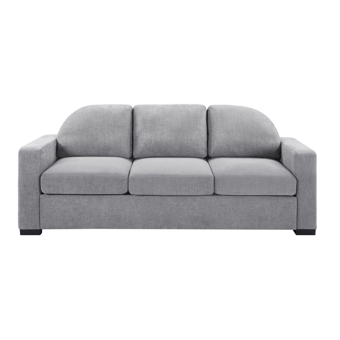 Modern 3 Seater Sofa With Curved Backrest