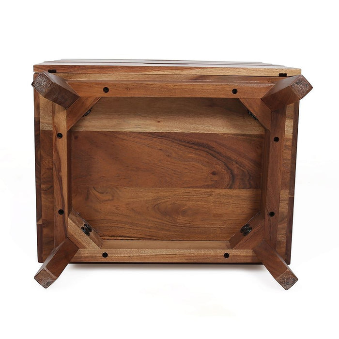 Nightstand Natural Wood - Brown