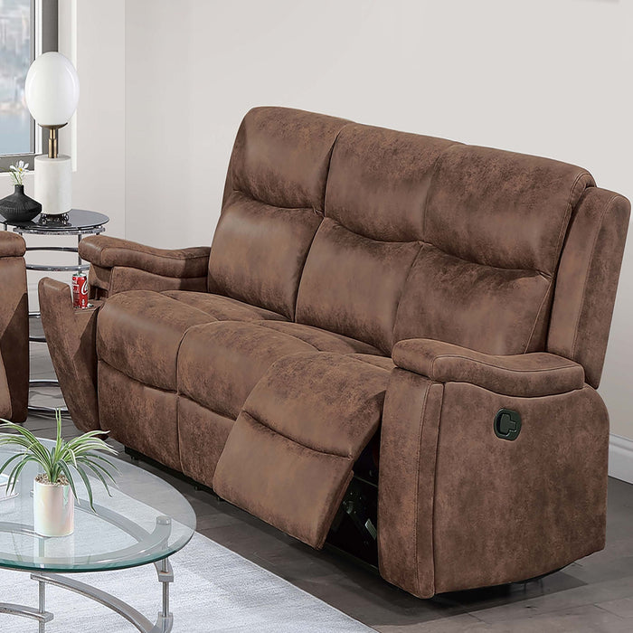 Modern Manual Motion Living Room Set & Hidden Cup Holders
