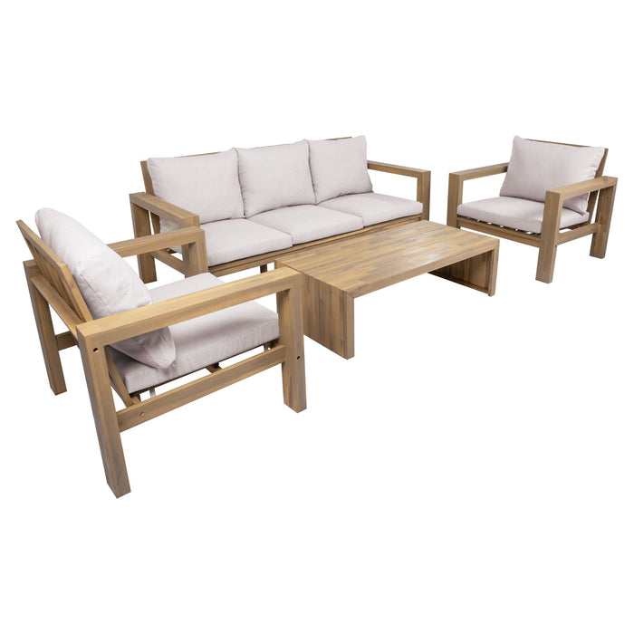 4 Piece Patio Sofa Set