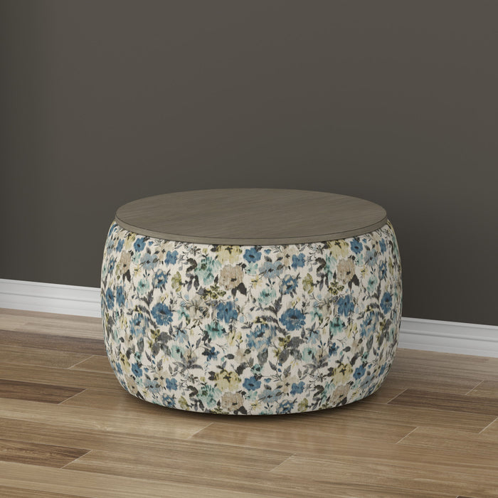 Storage Ottoman - White