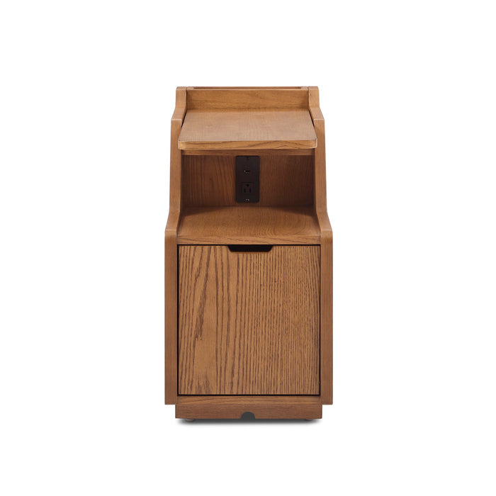 Sidekick - Smart Side Table - Light Brown