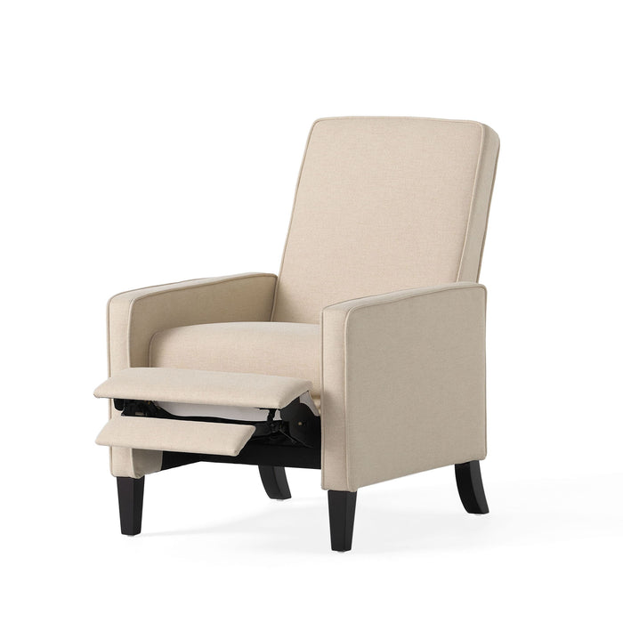 Minimalist Design Fabric Push Back Chair