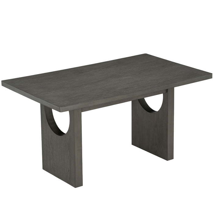 Dining Table Set For 6 With Upholstered Chairs