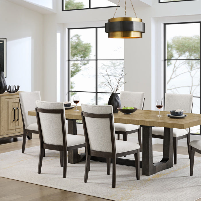 Sutton Place - Trestle Dining Table - Caramel / Cocoa