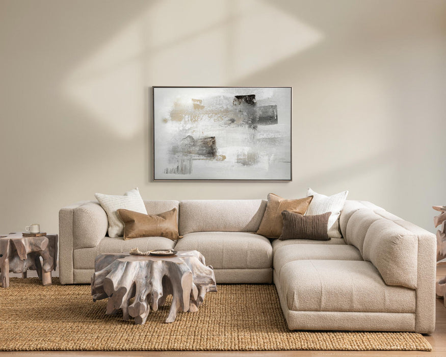 Adalynne - Upholstered Armless Chair - Buttermilk