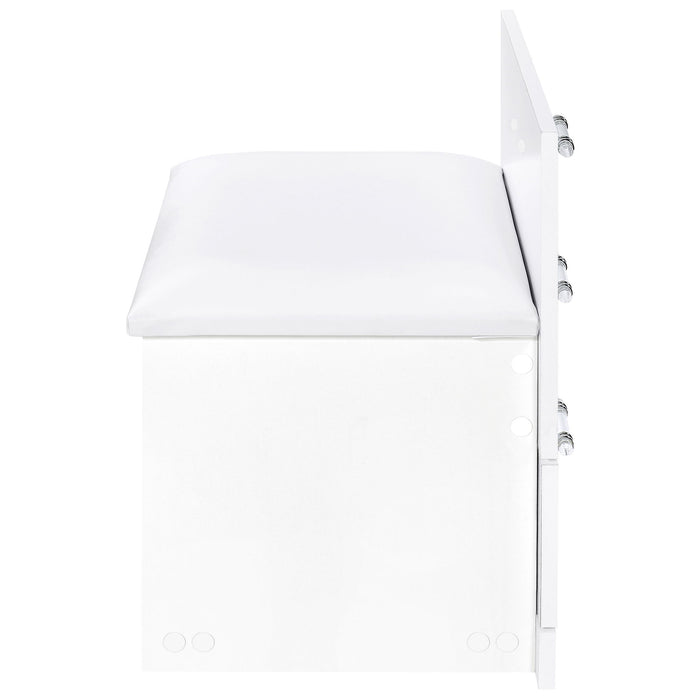 Ayuba - 3 Drawer Makeup Vanity Table With Mirror And Stool
