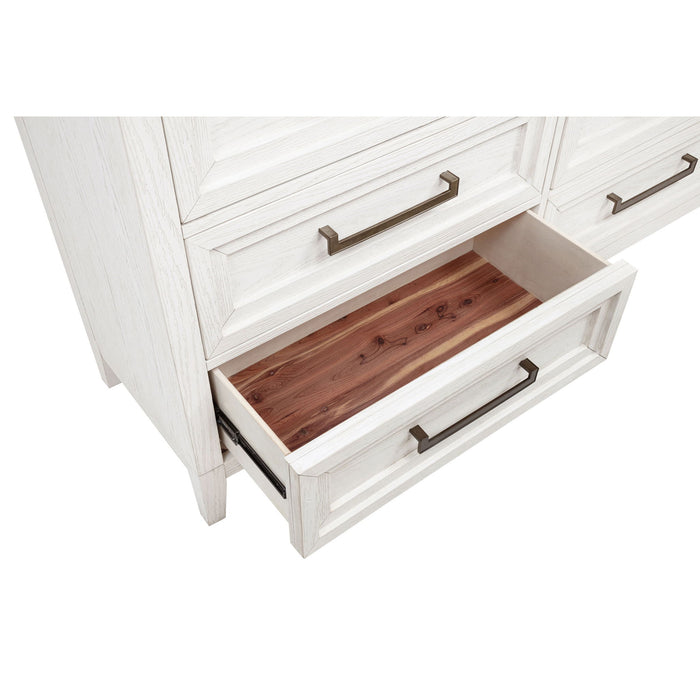 6 Drawer Dresser & Mirror - White