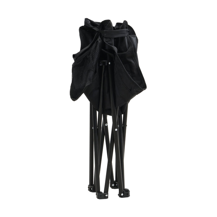 2 Pieces Outdoor Camping Chairs Folding / Portable, Comfortable Seating, Durable Steel Fram