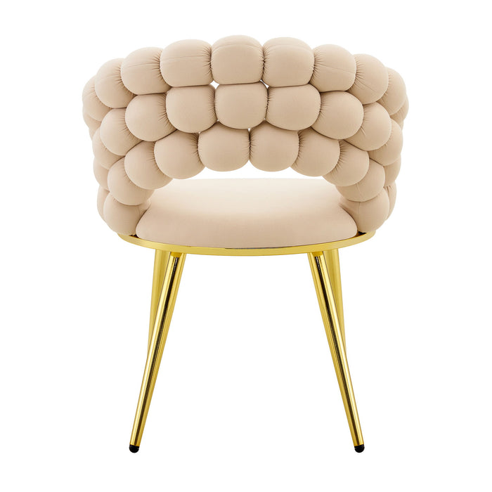 Puffy Bubble, Ball Chain Chairs For Dining Room (Set of 2)