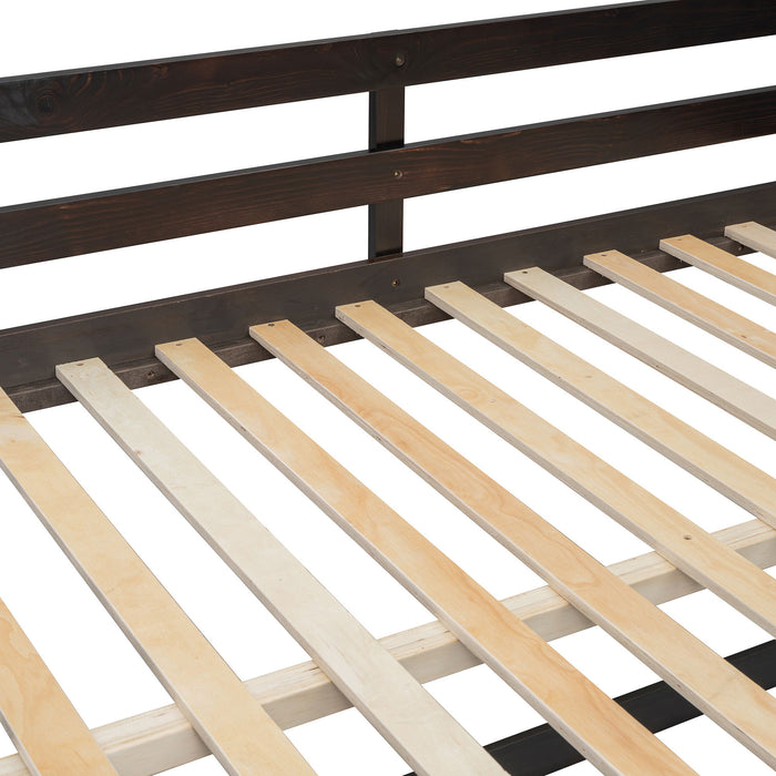 Bunk Bed With 4 Drawers And 3 Shelves