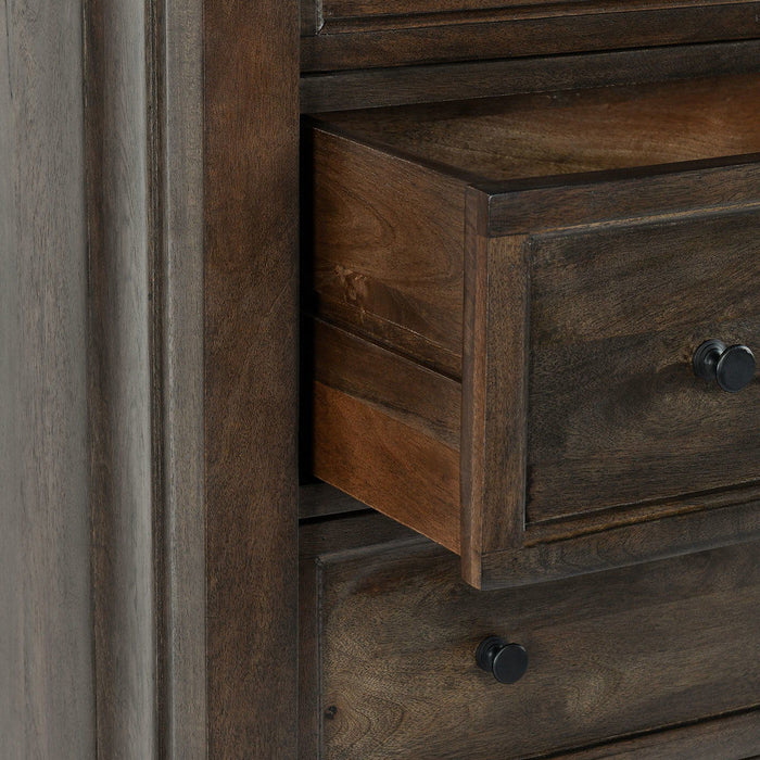 Adelaide - Wood 6 Drawer Chest - Cocoa Brown