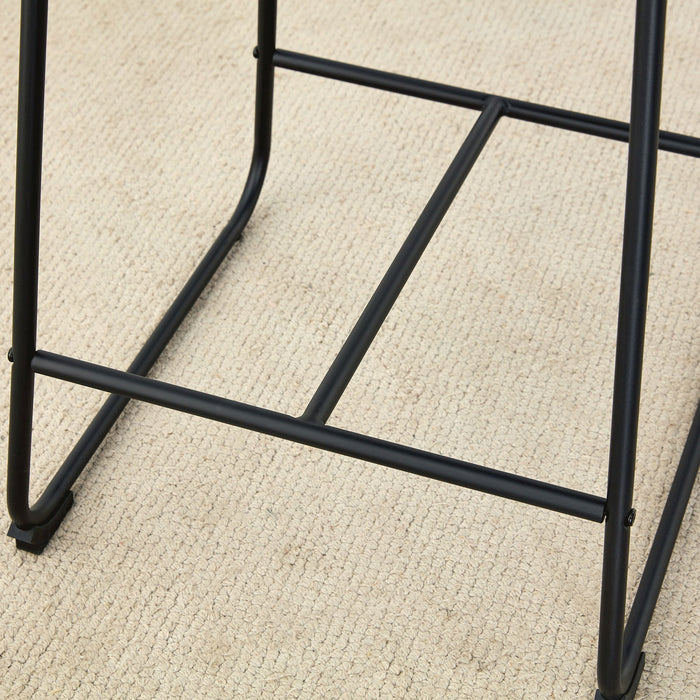 Retro Bar Chairs, Comfortable Stools (Set of 2)