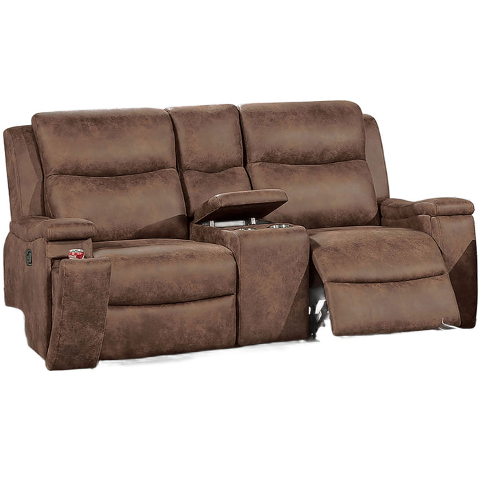 Modern Manual Motion Living Room Set & Hidden Cup Holders