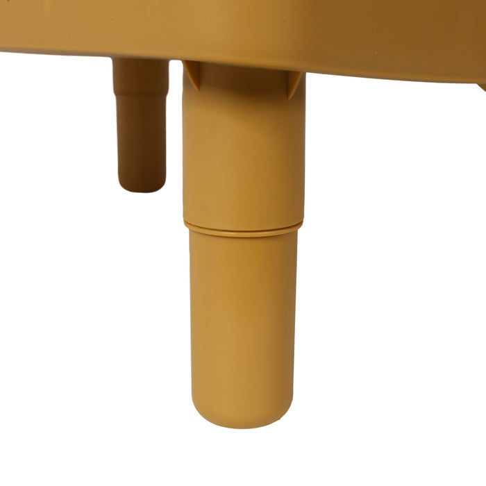 Durable 3 Tray Worm Farm Kit For Efficient Vermicomposting, 65L Capacity - Yellow / Black