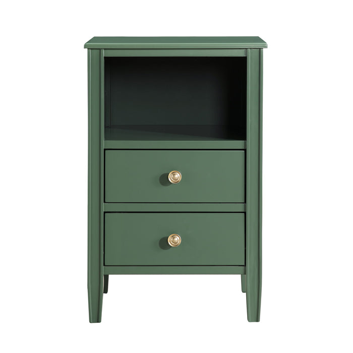 Winston - 2 Drawer Storage Nightstand