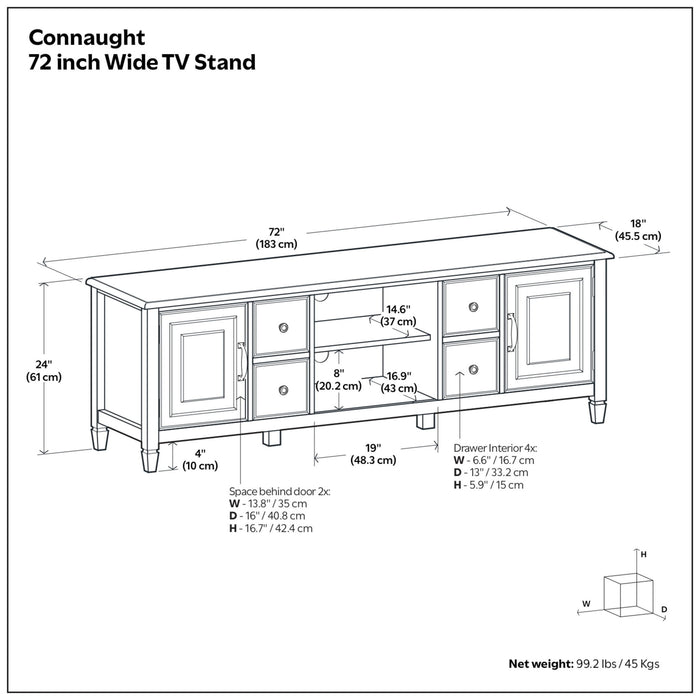 Connaught - Wide TV Stand