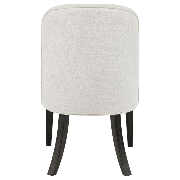 Bangor - Upholstered Dining Side Chair (Set of 2) - Black / Cream
