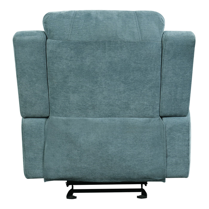 Upholstered Manual Recliner Chair With 3 Adjustable Backrest Positions
