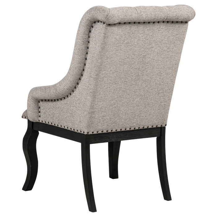 Kinzler - Arm Chair (Set of 2) - Tan / Black