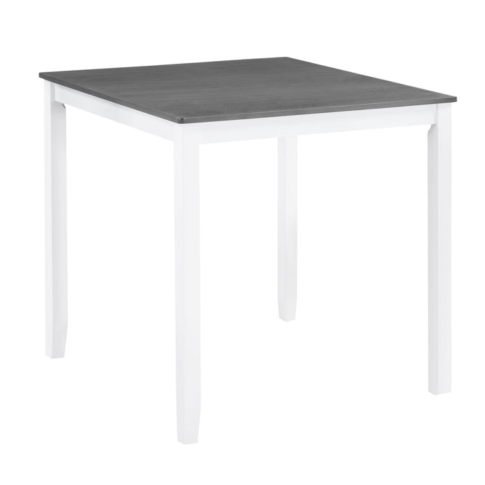 5 Piece Counter Height Dining Table Set With 4 Chairs