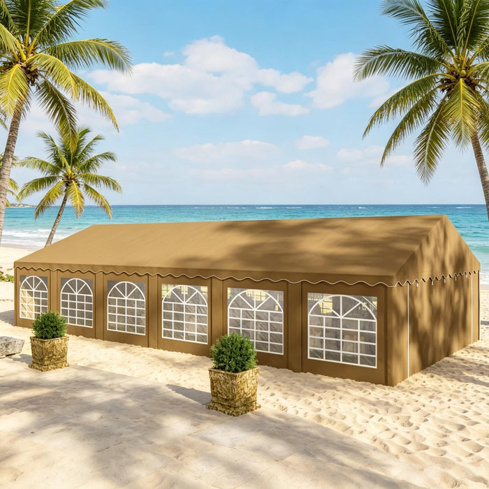 Outdoor Party Tent For Events - Brown
