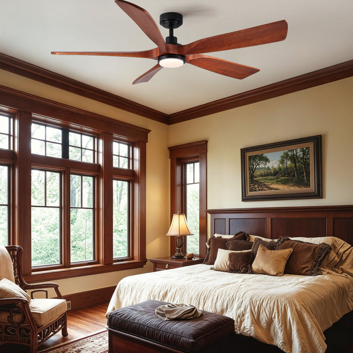 Ceiling Fan With Light And Remote Control