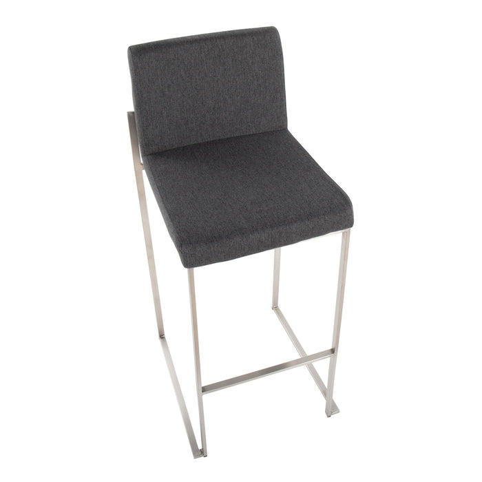 Fuji - Contemporary And Modern Elegance High Back Barstool