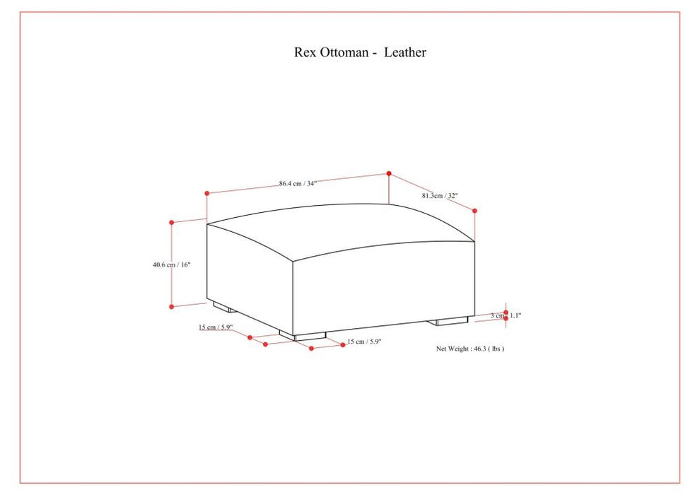 Rex - Versatile Design Ottoman