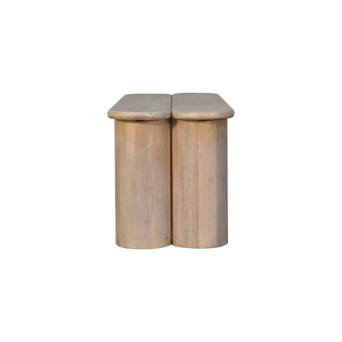 Twin Plank Marble Bench - Marble