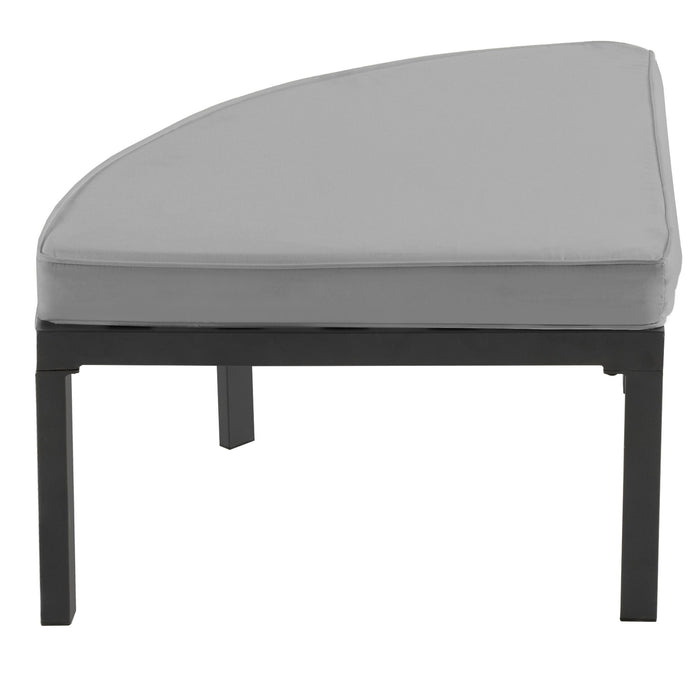 Outdoor Sectional Sofa Set Patio Seating Group With Cushions