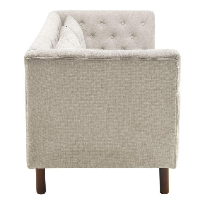 Upholstered Sofa Modern 3 Seater Sofa Couch With Tufted Design For Living Room