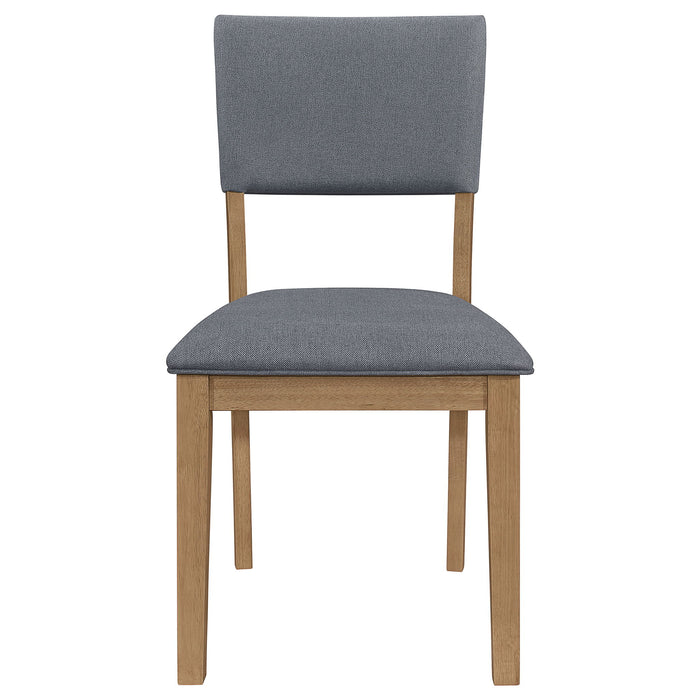 Topeka - Upholstered Dining Side Chair (Set of 2) - Brown