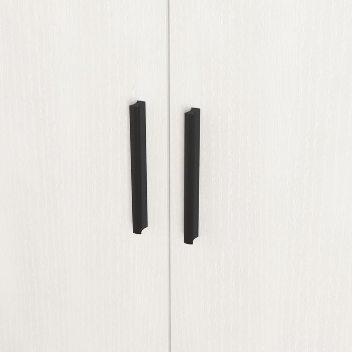 Freestanding Wooden Shoe Cabinet, 4 Tier Organizer With Drawer