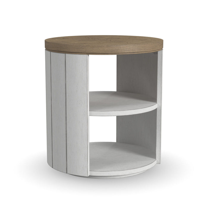 Melody - Round End Table - White