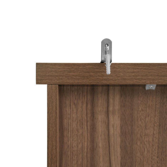 4 Door Cabinet With 1 Drawer, With 4 Adjustable Inner Shelves, Storage Cabinet