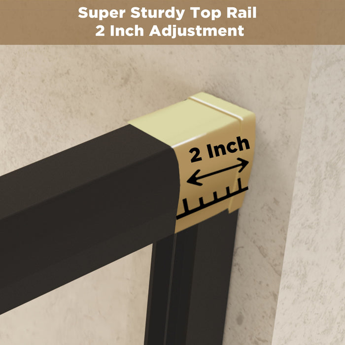 Double Sliding Shower Door With Explosion Proof Film
