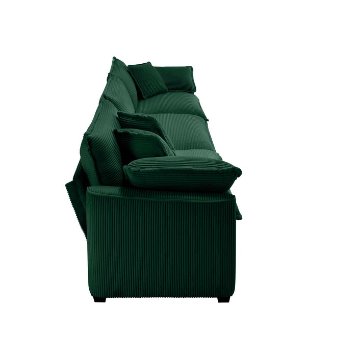 Elegant Oversized Sectional Sofa Set With Deep Seats And Flexible Layout