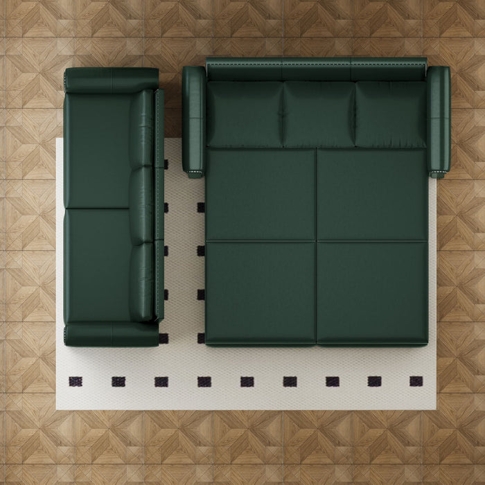 Chesterfield Sofa & Pull Out Bed