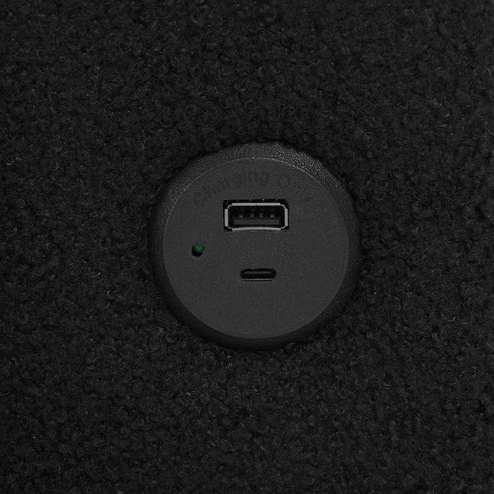 U-Shaped Sectional Sofa Bed With Storage And USB Ports