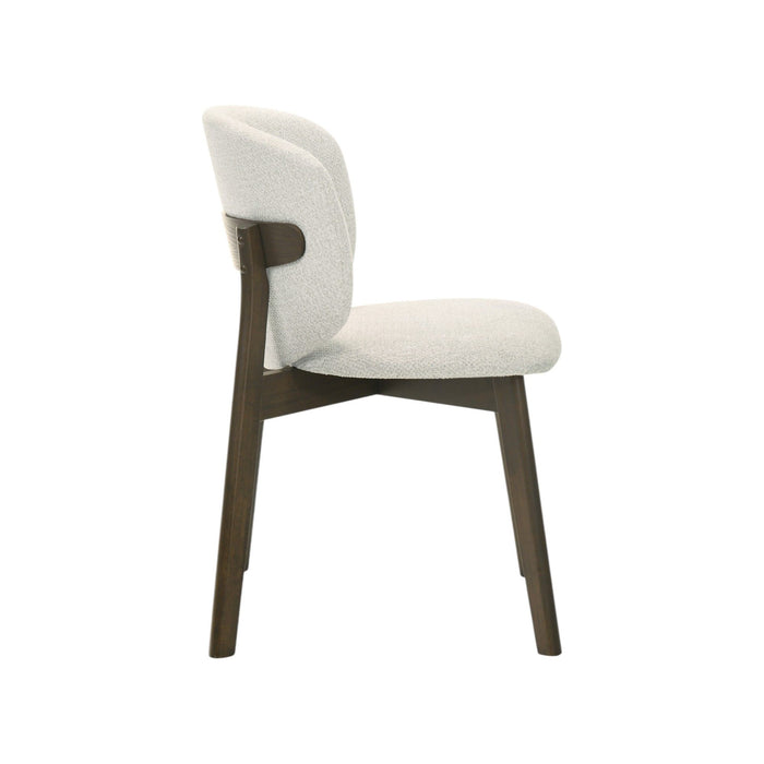 Mallin - Side Chair (Set of 2) - Gray / Walnut