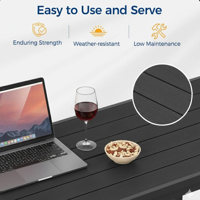 Outdoor Patio Set With All-Weather Thick Cushions