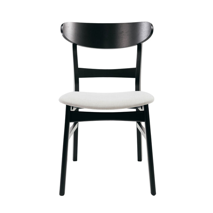 Modern Dining Chairs With Cushioned Seat (Set of 2)