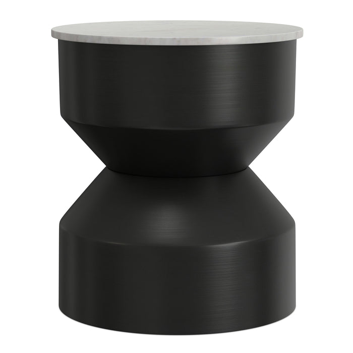 Maxine - Side Table - Black White
